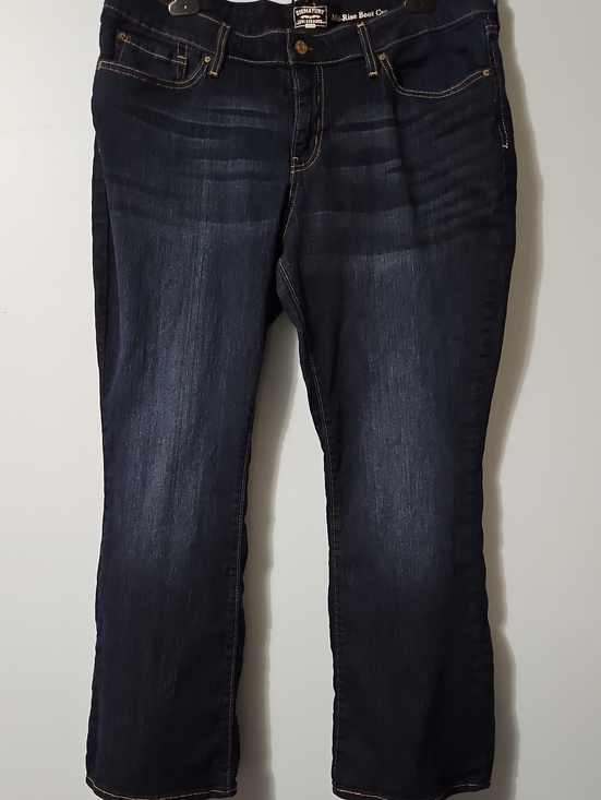 Levi's Denim - Levi's Dark Blue Mid Rise Bootcut Women's Stretch Jeans Size 20S 35x30